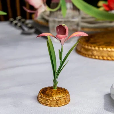Juliska Meadow Walk Iris Place Card Holder - Pink