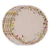 Juliska Meadow Walk Set Of 4 Round Placemats In Multi