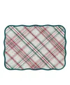 Juliska Merry Tartan Placemat In Merry Tart