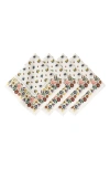 Juliska Mirabelle Napkin, Set Of 4 In Multi