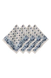 Juliska Mirabelle Napkin, Set Of 4 In Chambray