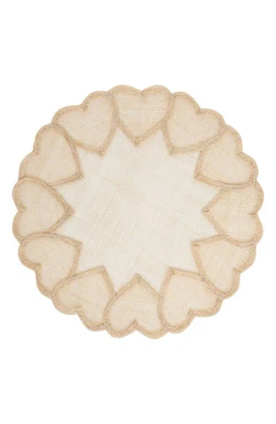 Juliska Natural Heart Placemat In Neutral