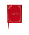 Juliska Naughty Or Nice Embossed Journal In Red