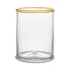 Juliska Nell Double Old Fashioned Glass In Yellow