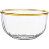 Juliska Nell Glass Bowl In Daffodil
