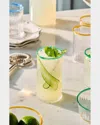 Juliska Nell Set Of 4 Highball Glasses In Watercress
