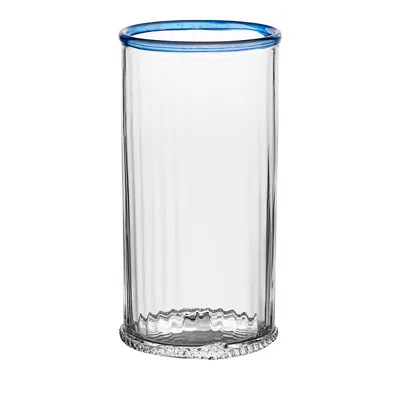 Juliska Nell Highball Glass, Watercress In Blue