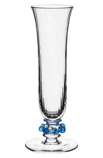 Juliska Nell Ruffle Flute In Chambray