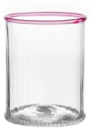 Juliska Nell Set Of 4 Double Old Fashion Glasses In Daffodil