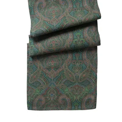 Juliska Paisley 18" X 90" Table Runner In Evergreen