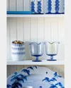 Juliska Provence 5.5 Hurricane Vase In Chambray