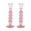 Juliska Provence 7 Candlestick, Set Of 2 In Blush