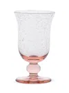 Juliska Provence Glass Goblet In Blush