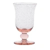 Juliska Provence Glass Goblet In Blush