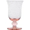 Juliska Provence Glass Goblet In Blush