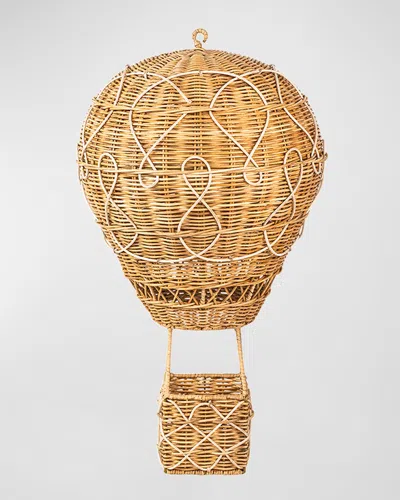 Juliska Large Provence Rattan Hot Air Balloon In Natural