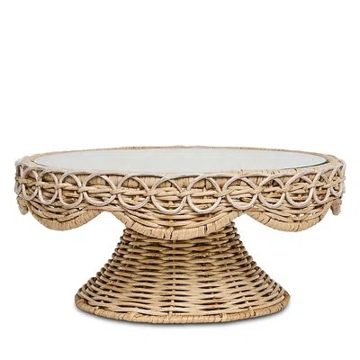 Juliska Provence Rattan Cake Stand In Neutral