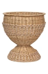Juliska Provence Rattan Medium Urn In Whitewash