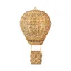 Juliska Provence Rattan Whitewash Large Hot Air Balloon Basket In Brown