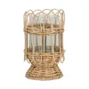 Juliska Provence Rattan Whitewash Medium Hurricane In Brown