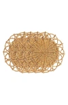 Juliska Provence Rattan Whitewash Placemats, Set Of 4 In Natural