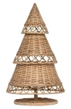 Juliska Provence Small Rattan Tree In Whitewash