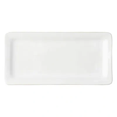 Juliska Puro 15" Rectangular Appetizer Platter - Whitewash
