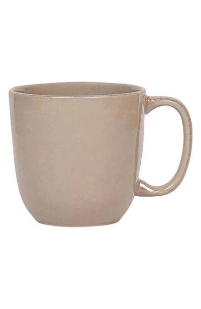 Juliska Puro Ceramic Mug In Taupe