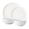 Juliska Puro Coupe 4 Piece Dinnerware Place Setting In Whitewash