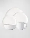 Juliska Puro Coupe 5-piece Place Setting - Whitewash In Whitewash