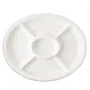 Juliska Puro Whitewash Crudite Platter In Whitewash