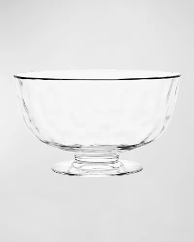 Juliska Puro Footed Bowl, 10" In Transparent