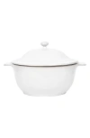 Juliska Puro Whitewash Mini Cocotte With Lid In Whitewash