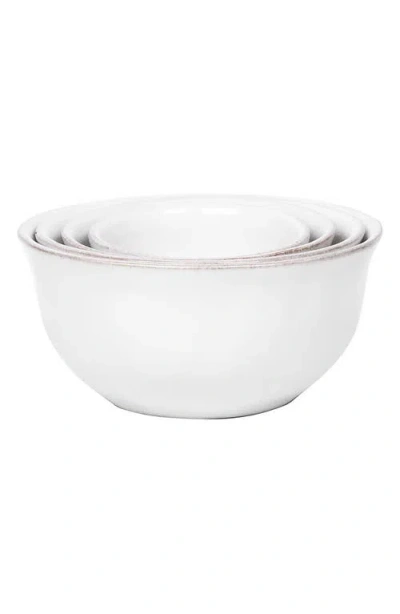 Juliska Puro Set Of 4 Prep Bowls In Whitewash