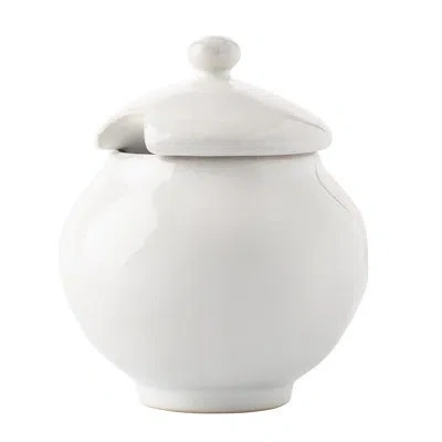 Juliska Puro Sugar Bowl With Lid - Whitewash