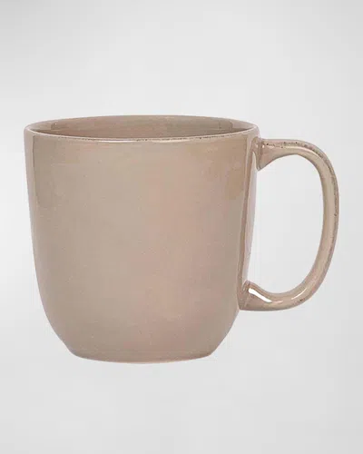 Juliska Puro Taupe Mug In Pink