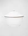Juliska Puro Whitewash Mini Cocotte With Lid In White