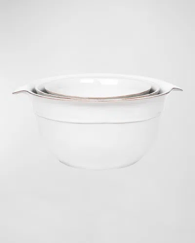 JULISKA PURO WHITEWASH NESTING SERVING BOWL 3-PIECE SET