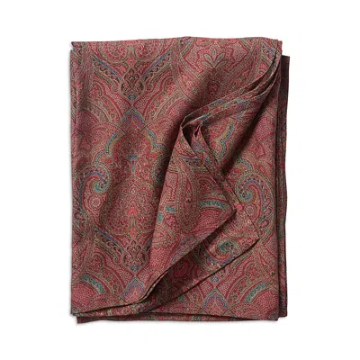 Juliska Red Paisley Tablecloth, 120 X 60