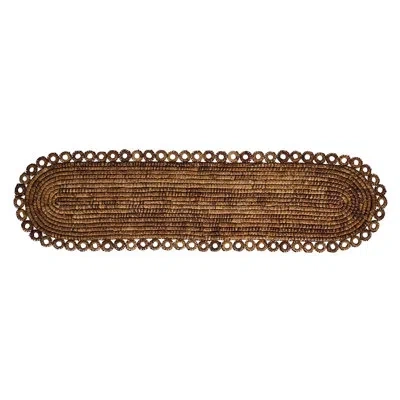Juliska Rustic Ring 16" X 60" Table Runner In Natural