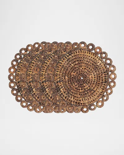 Juliska Rustic Ring Natural Placemats, Set Of 4