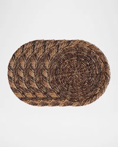 Juliska Rustic Rope Charger Plates, Set Of 4 In Natural