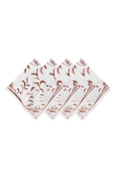 Juliska Set Of 4 Country Estate Harvest Napkins In Multi