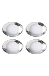 Juliska Puro Napkin Rings, Set Of 4 In Silver
