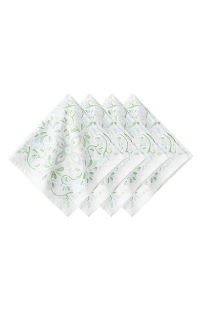 JULISKA JULISKA SET OF 4 IBERIAN TILE COTTON NAPKINS