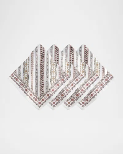Juliska Seville Stripe Napkin, Set Of 4 In Natural