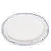 Juliska Sitio Stripe 17 Serving Platter In Delft Blue