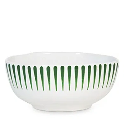 Juliska Sitio Stripe Cereal/ice Cream Bowl In Basil