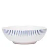 Juliska Sitio Stripe Coupe Bowl In White