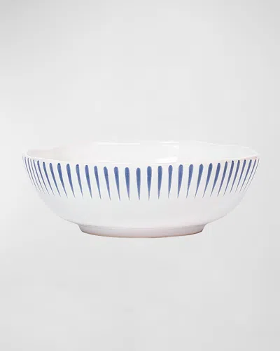Juliska Sitio Stripe Delft Blue Coupe Bowl